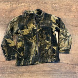 Columbia Toddler 4T Camo Fleece Full Zip Jacket